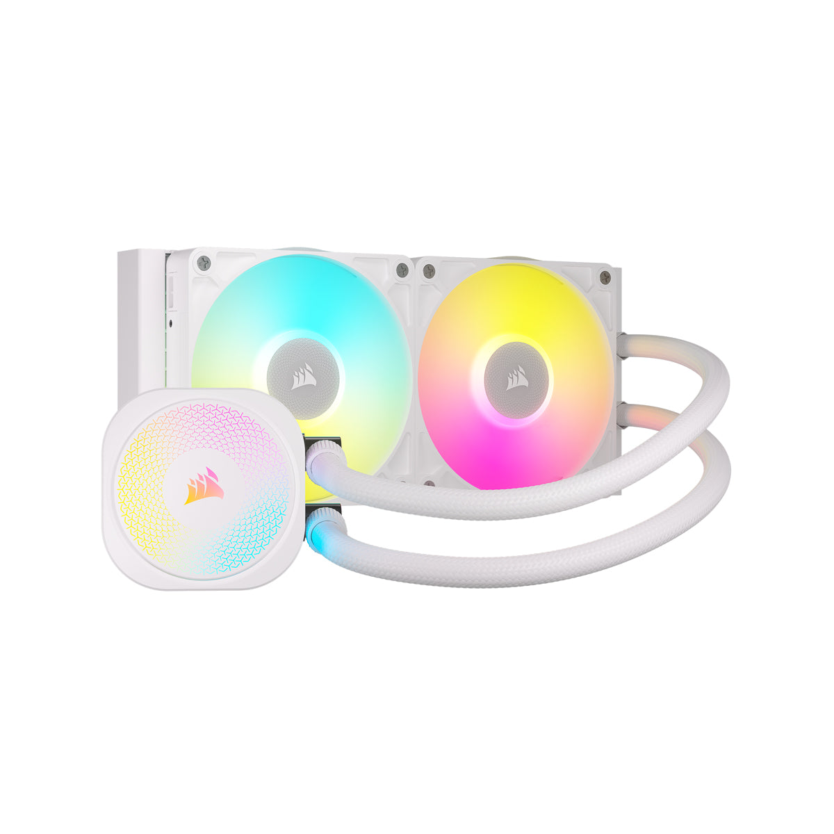 CORSAIR iCUE LINK TITAN 240 RX RGB White AIO, 240mm Radiator, Liquid CPU Cooler