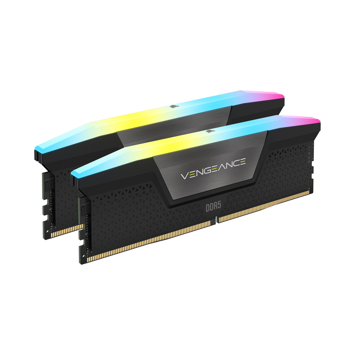 CORSAIR VENGEANCE RGB DDR5 32GB (2 x 16GB) DDR5 6400 CL36-48-48-104 1.35V Intel XMP - BLACK
