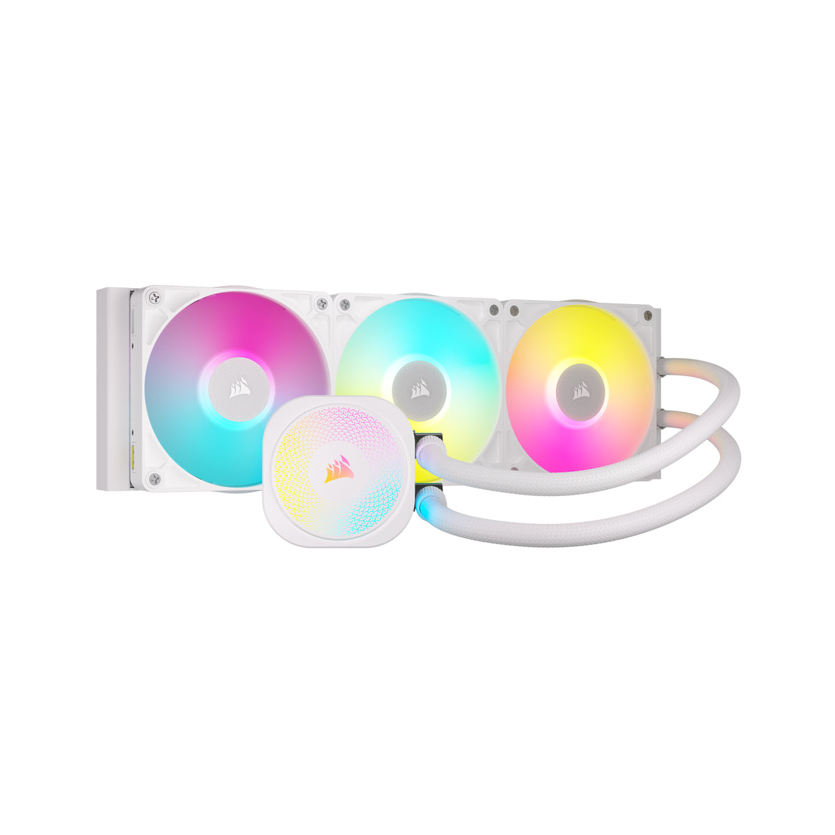CORSAIR iCUE LINK TITAN 360 RX RGB White AIO, 360mm Radiator, Liquid CPU Cooler