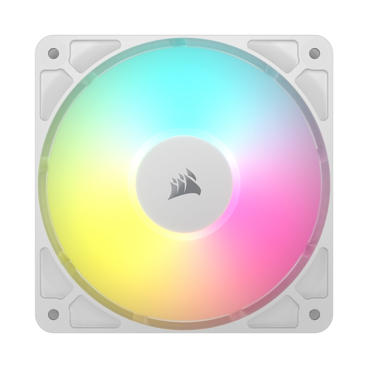 CORSAIR RS120 ARGB White, 120mm ARGB Fan, Single Pack