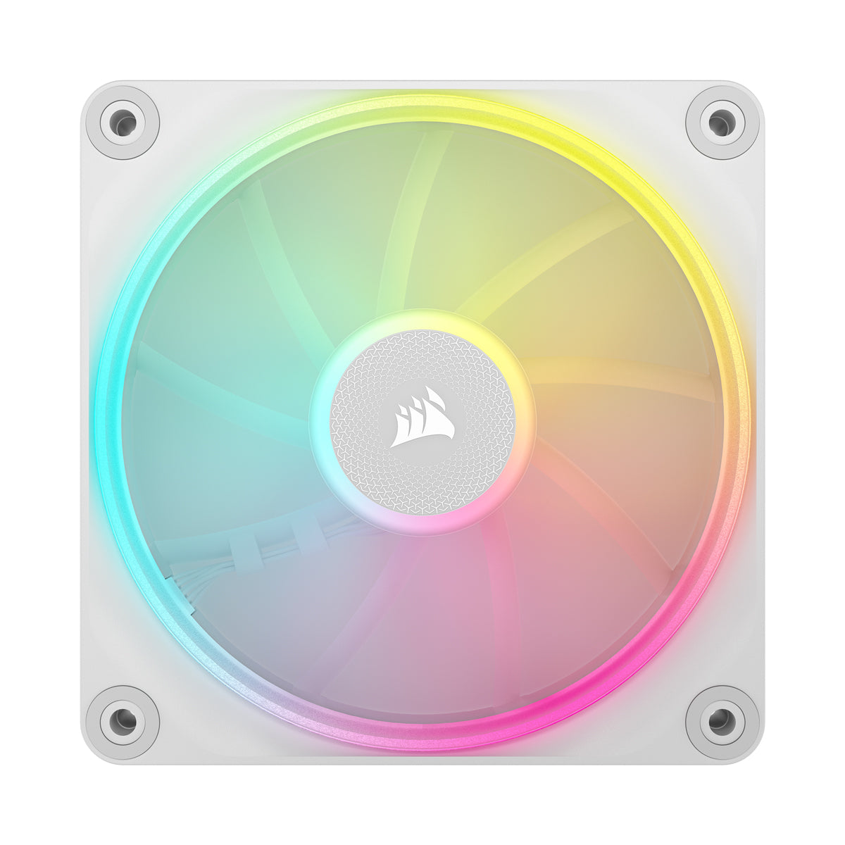 CORSAIR LX RGB Series, iCUE LINK LX120 RGB White, 120mm RGB Fan, Single Fan