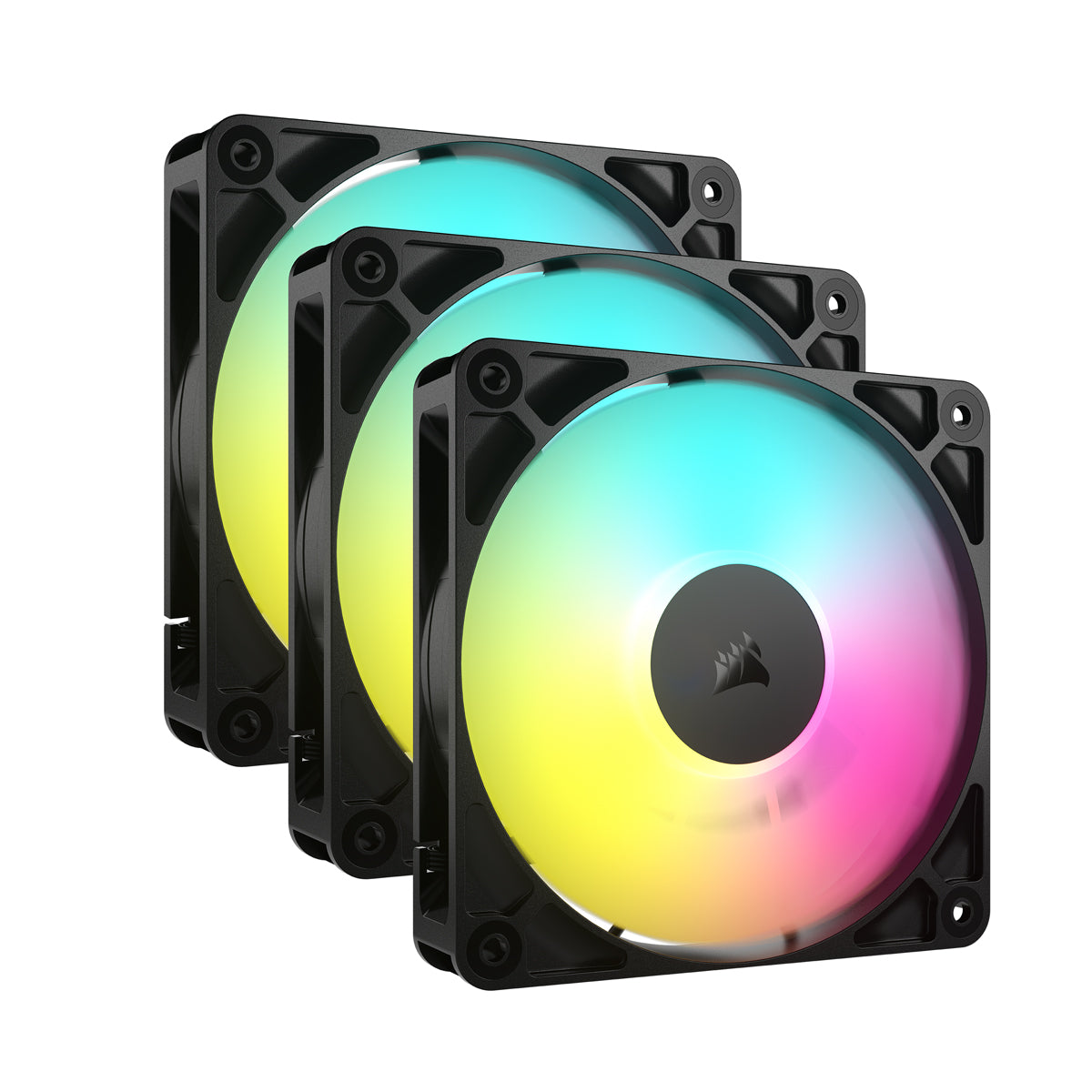 CORSAIR RS120 ARGB, 120mm ARGB Fan, Triple Pack