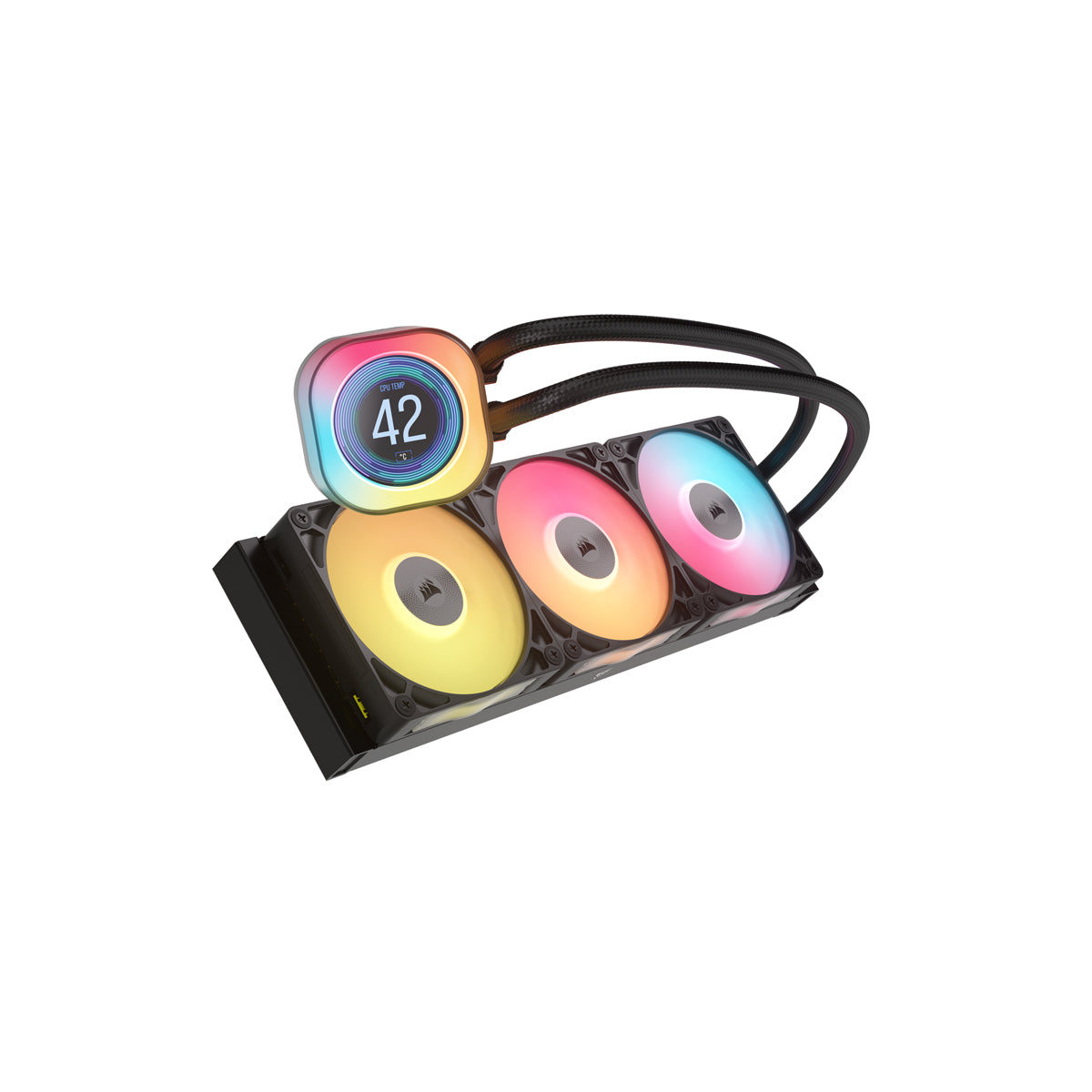 CORSAIR iCUE LINK TITAN 360 RX LCD AIO, 360mm Radiator, Liquid CPU Cooler