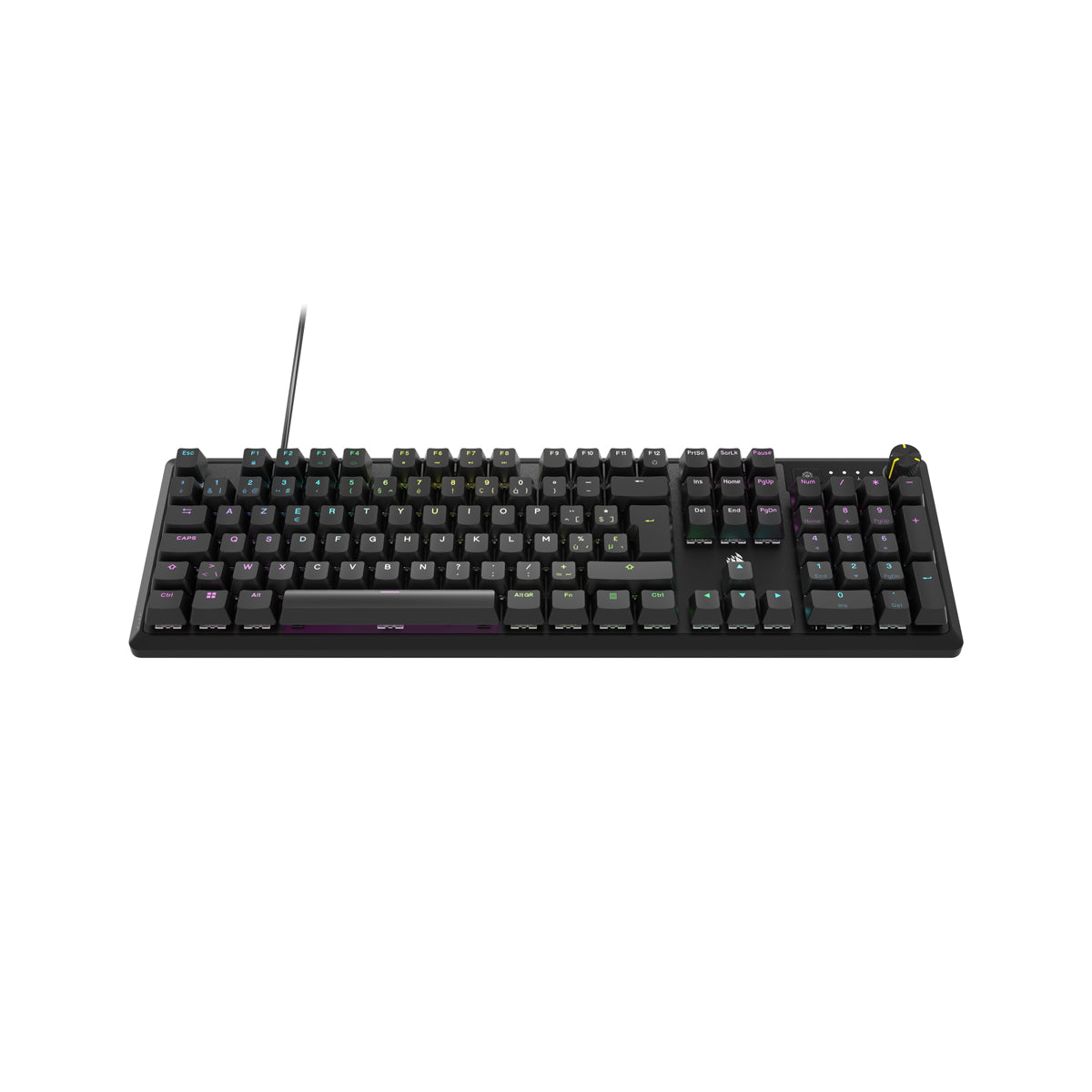 CORSAIR K70 RGB CORE Mechanical Gaming Keyboard, Backlit RGB LED, CORSAIR MLX Red, Black