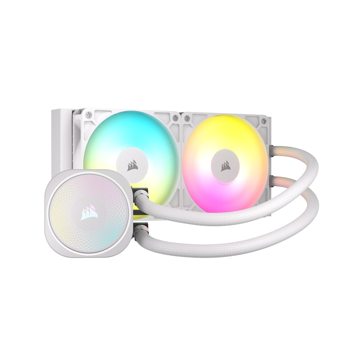 CORSAIR NAUTILUS 240 ARGB White, 240mm Radiator, Liquid CPU Cooler