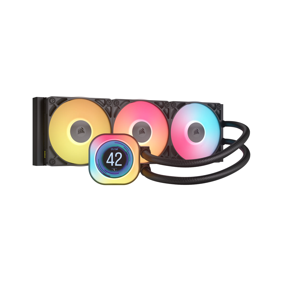 CORSAIR iCUE LINK TITAN 360 RX LCD AIO, 360mm Radiator, Liquid CPU Cooler