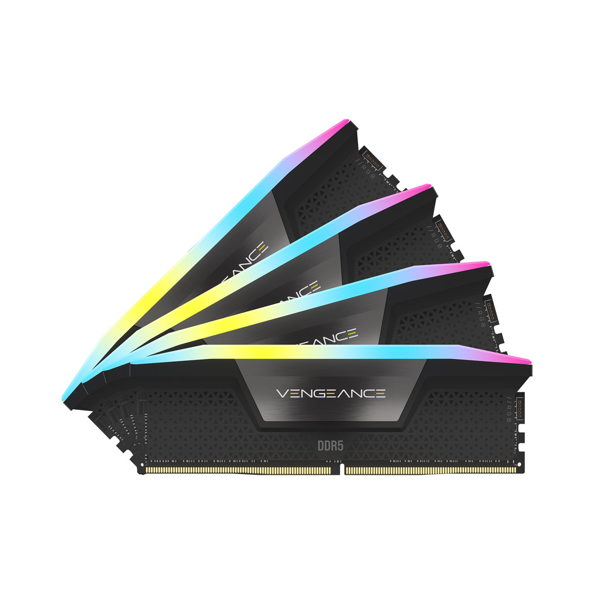 CORSAIR VENGEANCE RGB DDR5 32GB (2 x 16GB) DDR5 6000 CL38-44-44-96 1.35V Intel XMP - BLACK