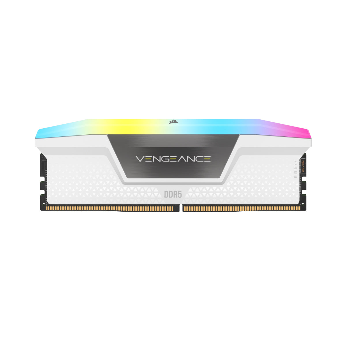 CORSAIR VENGEANCE RGB DDR5 64GB (2 x 32GB) DDR5 6000 CL30-36-36-76 1.40V Intel XMP & AMD EXPO - White