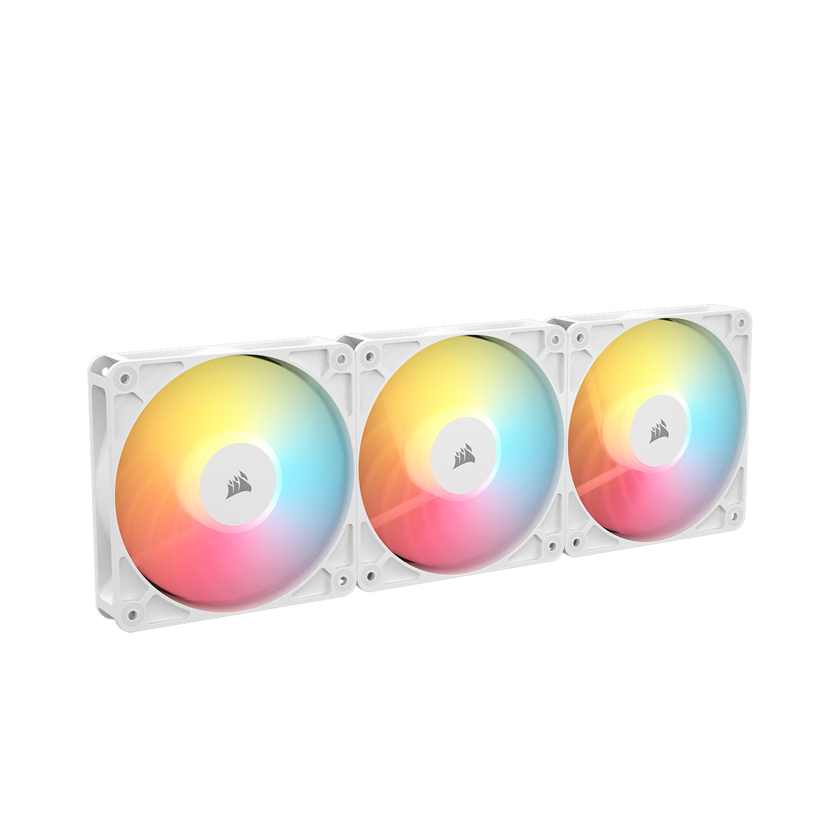 CORSAIR RS120-R ARGB White, 120mm ARGB Fan, Triple Pack
