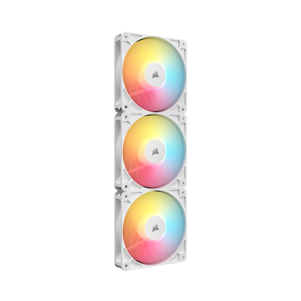 CORSAIR RS120-R ARGB White, 120mm ARGB Fan, Triple Pack
