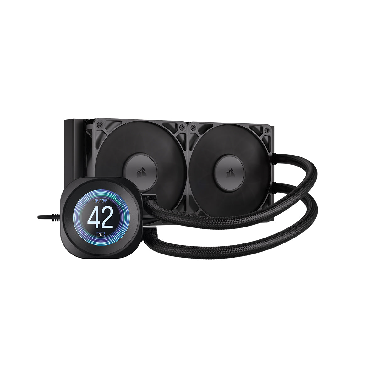 CORSAIR NAUTILUS 240 LCD, 240mm Radiator, Liquid CPU Cooler