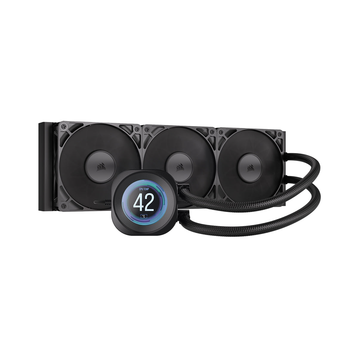 CORSAIR NAUTILUS 360 LCD, 360mm Radiator, Liquid CPU Cooler