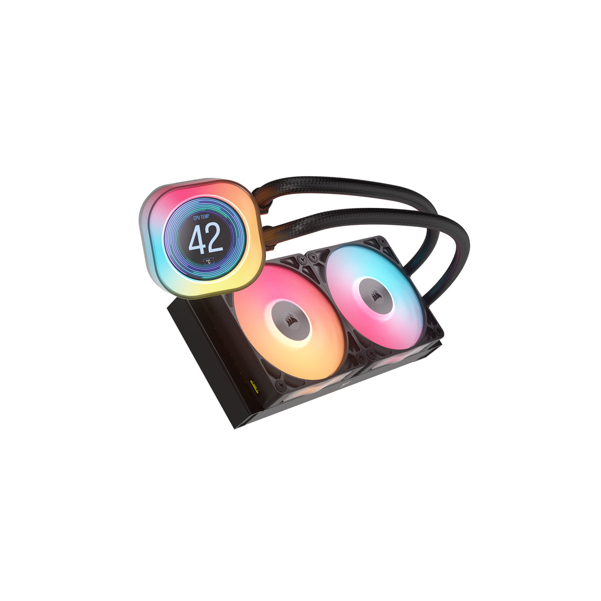 CORSAIR iCUE LINK TITAN 240 RX LCD AIO, 240mm Radiator, Liquid CPU Cooler