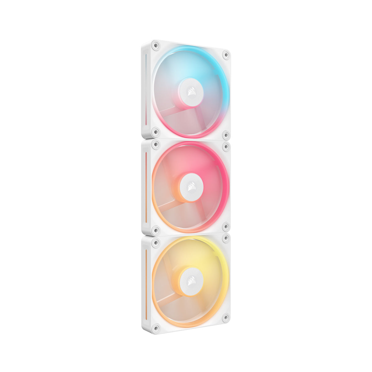 CORSAIR LX-R RGB Series, iCUE LINK LX120-R RGB White, 120mm RGB Fan, Triple Fan Kit