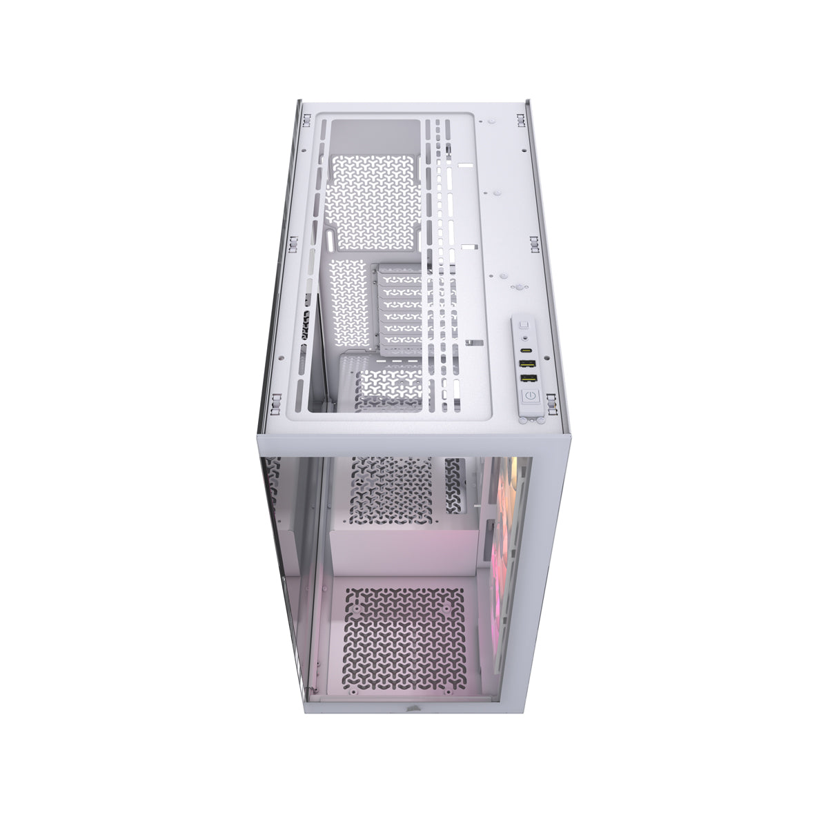 CORSAIR 3500X ARGB Tempered Glass Mid-Tower, White