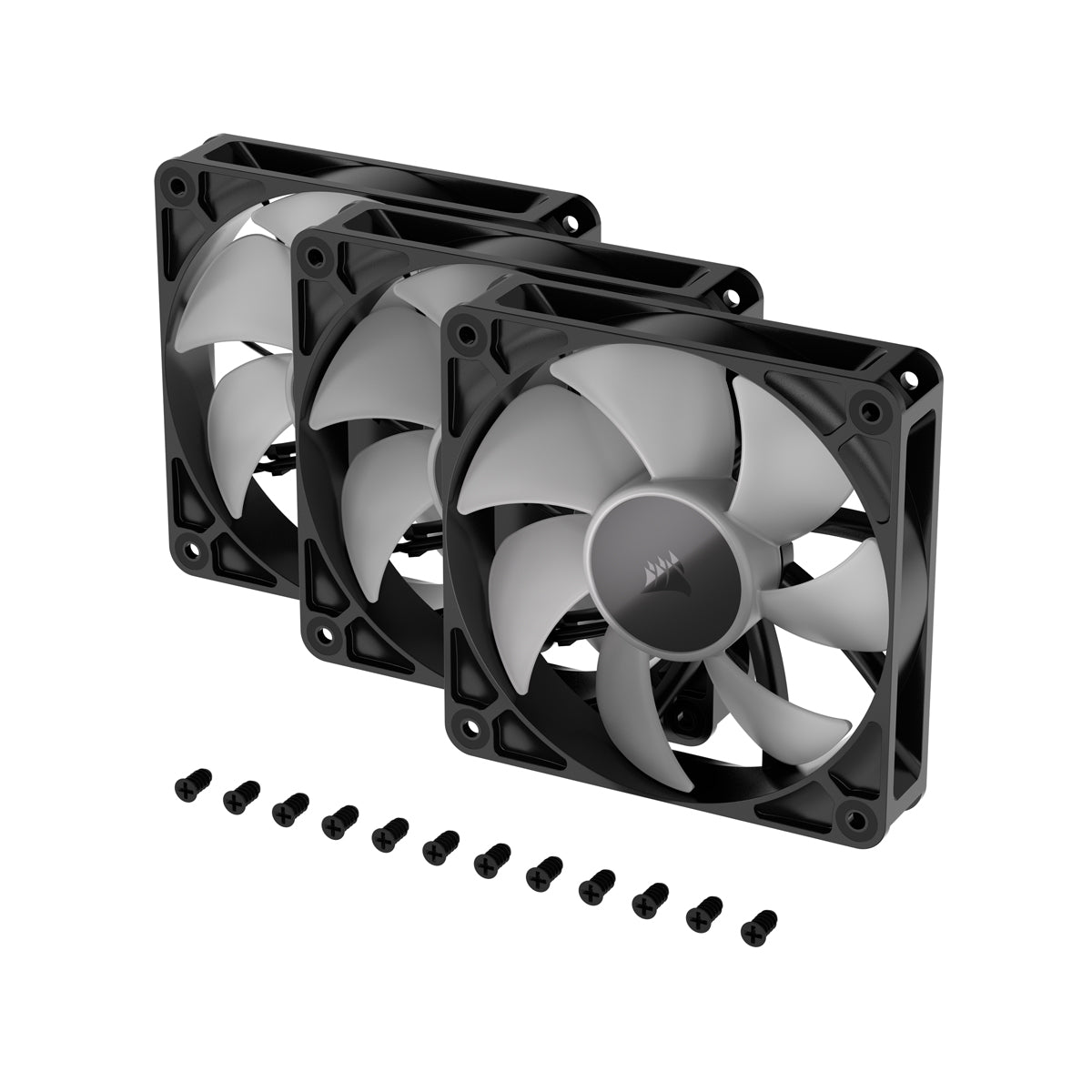 CORSAIR RS120 ARGB, 120mm ARGB Fan, Triple Pack