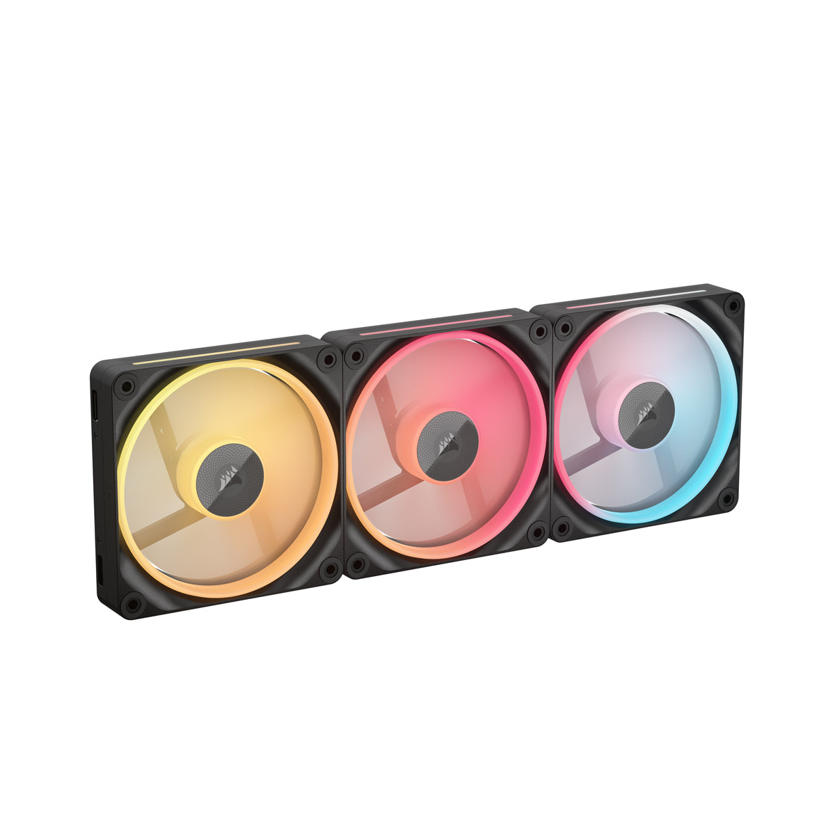 CORSAIR LX-R RGB Series, iCUE LINK LX120-R RGB, 120mm RGB Fan, Triple Fan Kit