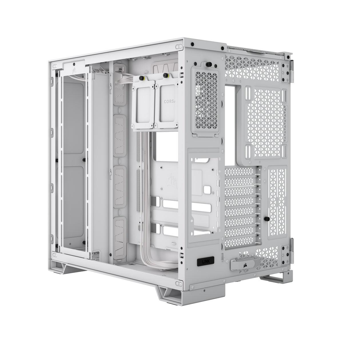 CORSAIR 6500D Airflow Tempered Glass Mid-Tower, White