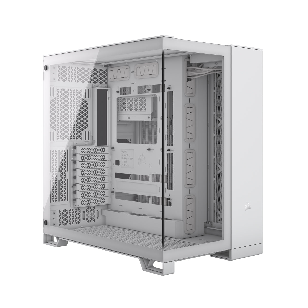 CORSAIR 6500X Tempered Glass Mid-Tower, White
