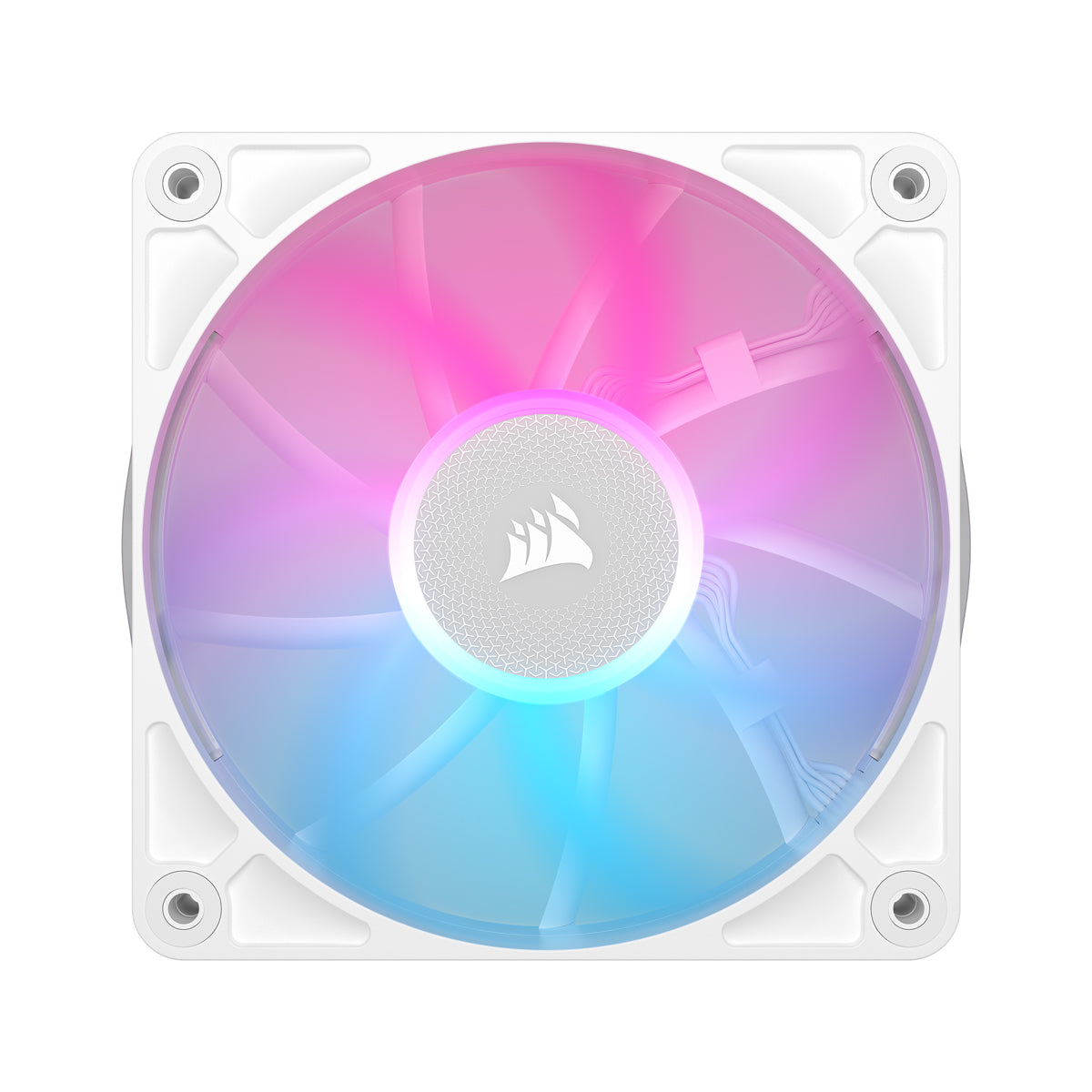 CORSAIR RX RGB Series, iCUE LINK RX120 RGB White, 120mm RGB Fan, Triple Fan Kit