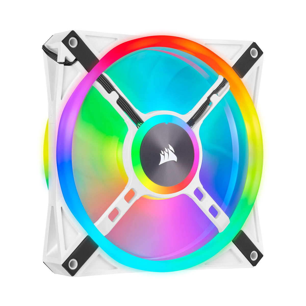CORSAIR QL140 RGB White Double