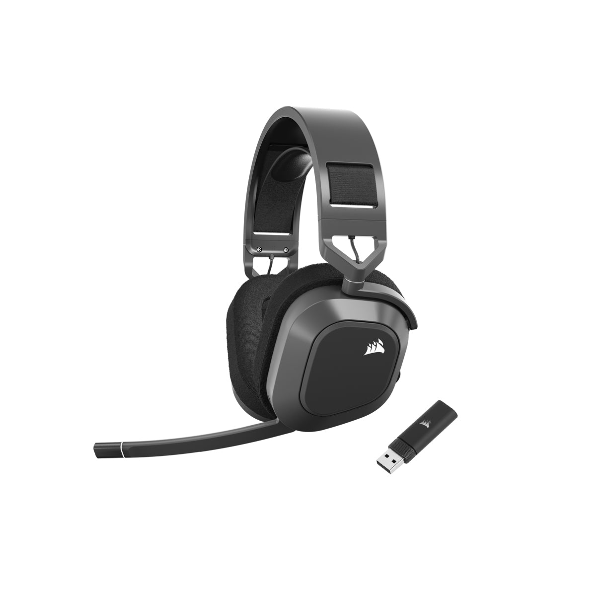 Corsair HS80 MAX Wireless Headset, Steel Gray