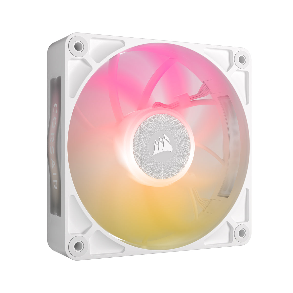 CORSAIR RX MAX RGB Series, iCUE LINK RX120 MAX RGB White, 120mm RGB Fan, Single Fan
