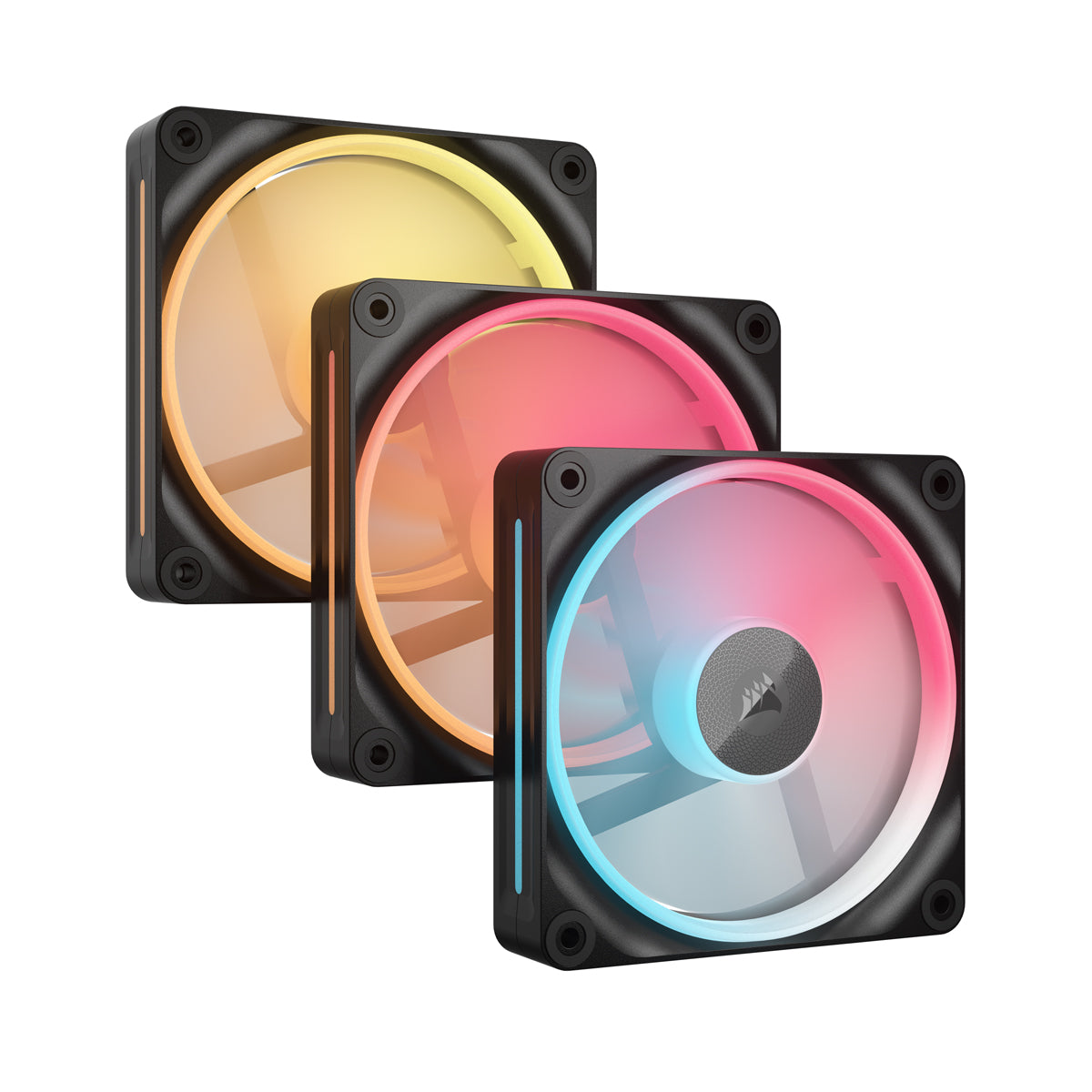 CORSAIR LX-R RGB Series, iCUE LINK LX120-R RGB, 120mm RGB Fan, Triple Fan Kit