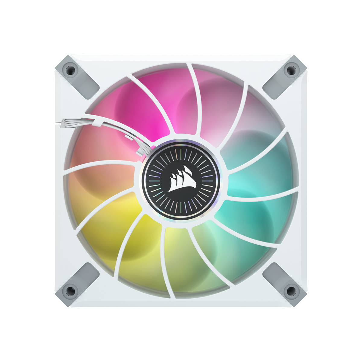 CORSAIR ML120 RGB ELITE WHITE x3