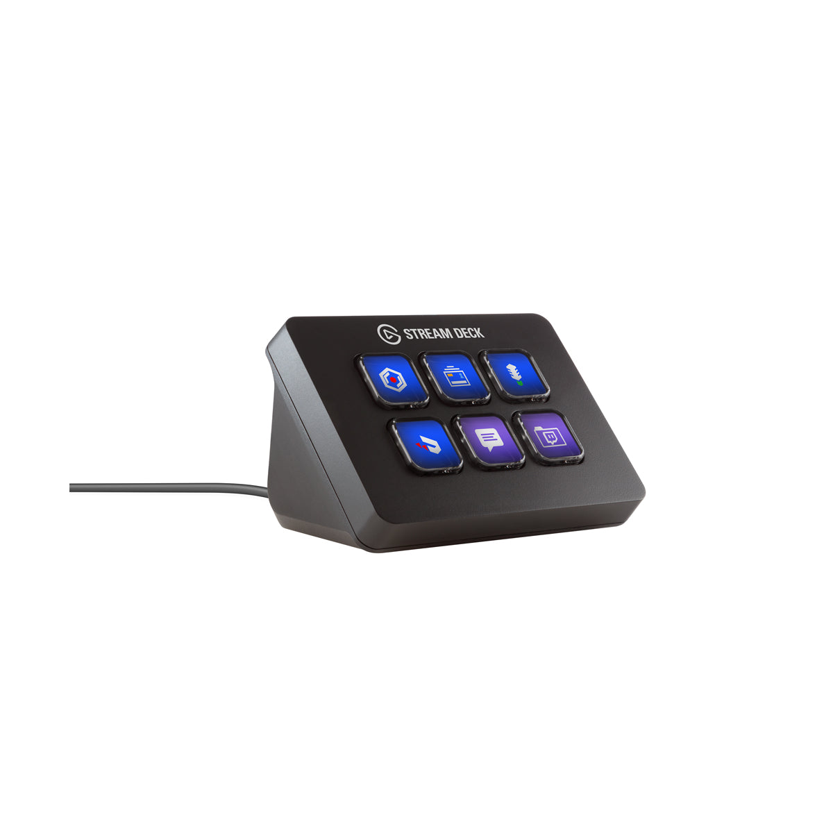 Elgato Stream Deck Mini, 6 fully customizable LCD keys at your fingertips. All poised to trigger unlimited actions upon a single tap