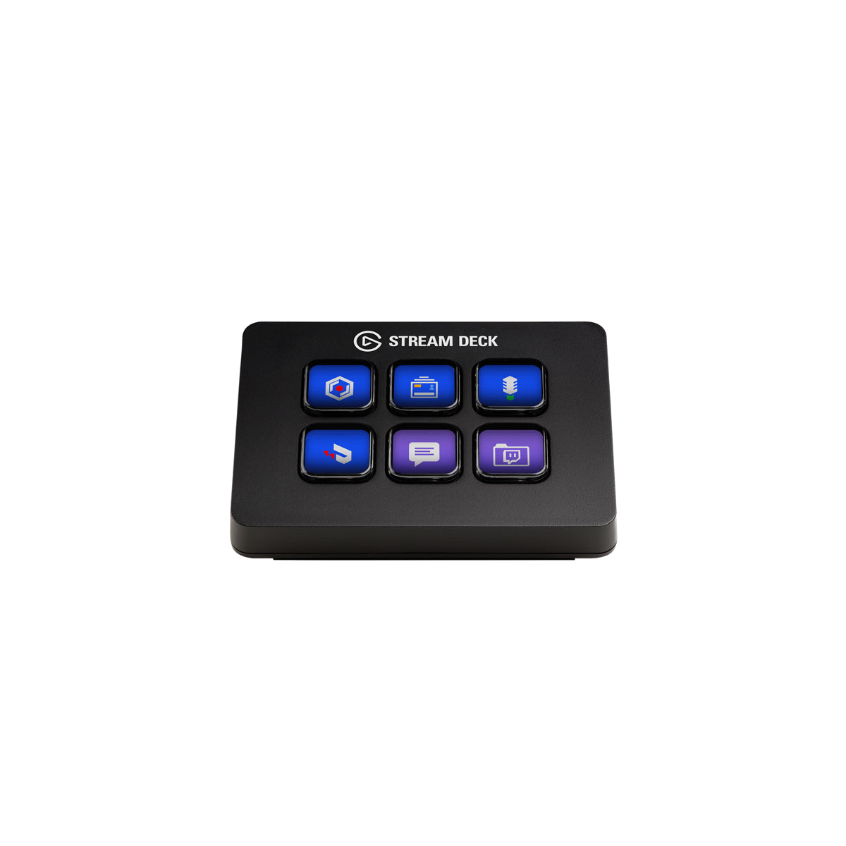 Elgato Stream Deck Mini, 6 fully customizable LCD keys at your fingertips. All poised to trigger unlimited actions upon a single tap