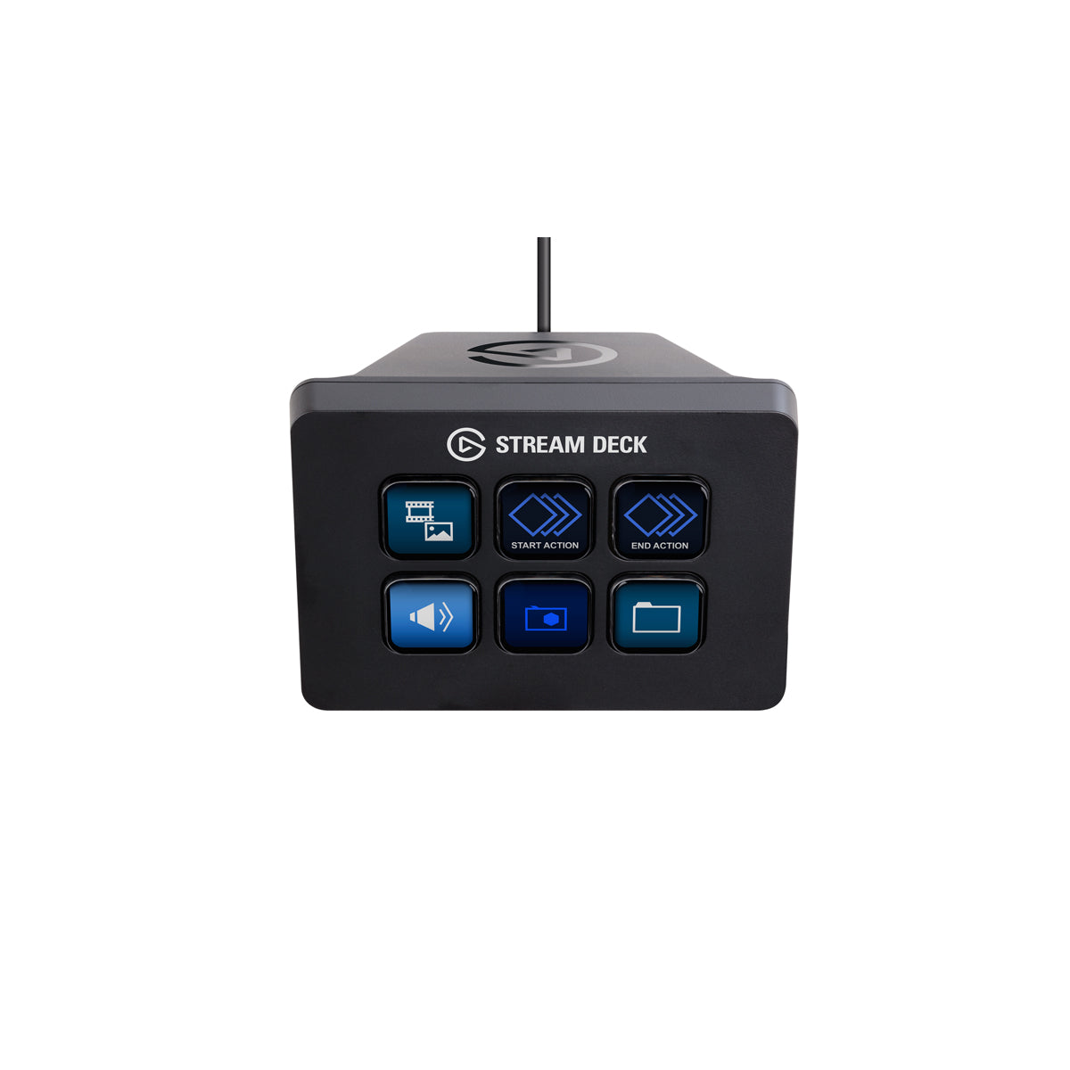 Elgato Stream Deck Mini, 6 fully customizable LCD keys at your fingertips. All poised to trigger unlimited actions upon a single tap