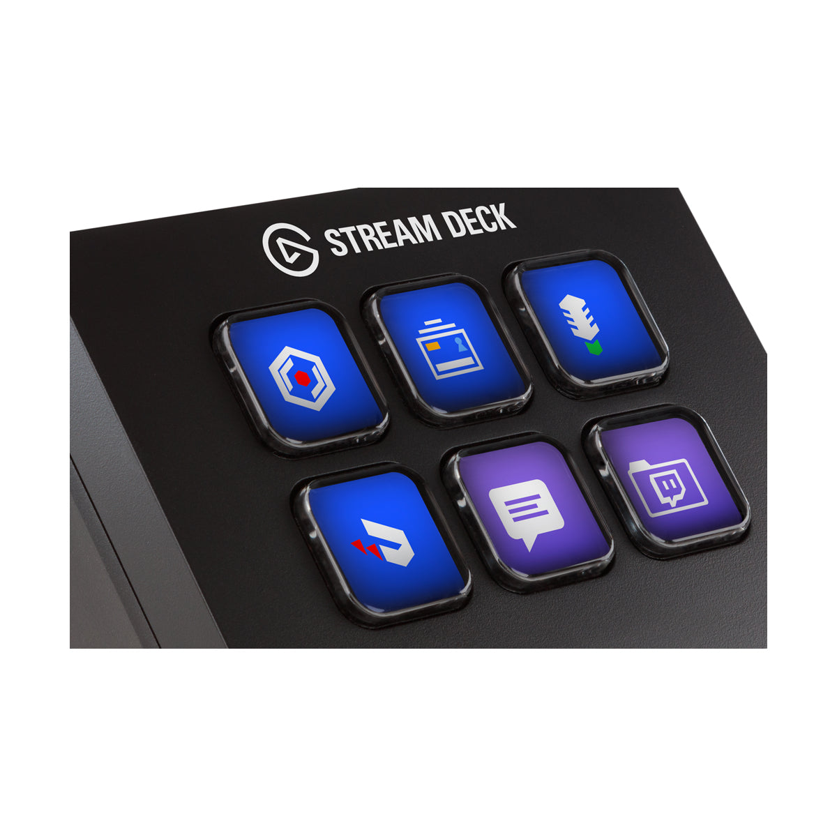 Elgato Stream Deck Mini, 6 fully customizable LCD keys at your fingertips. All poised to trigger unlimited actions upon a single tap