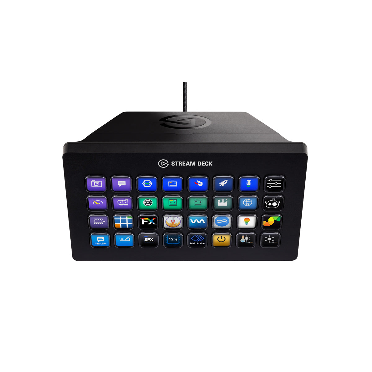 Elgato Stream Deck XL - Advanced Stream Control with 32 customizable LCD keys, for Windows 10 and macOS 10.13 or later