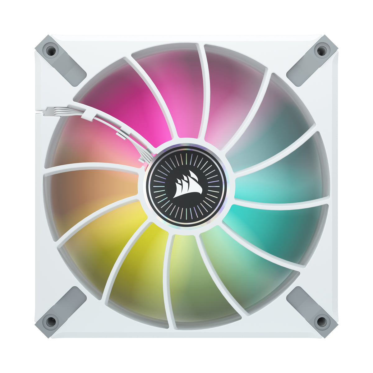 CORSAIR ML140 RGB ELITE WHITE x2