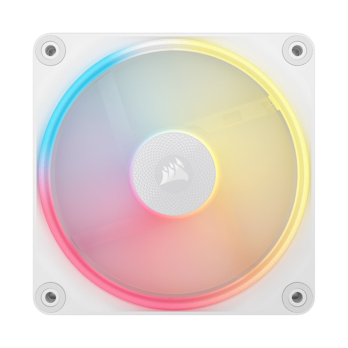 CORSAIR LX-R RGB Series, iCUE LINK LX120-R RGB White, 120mm RGB Fan, Single Fan