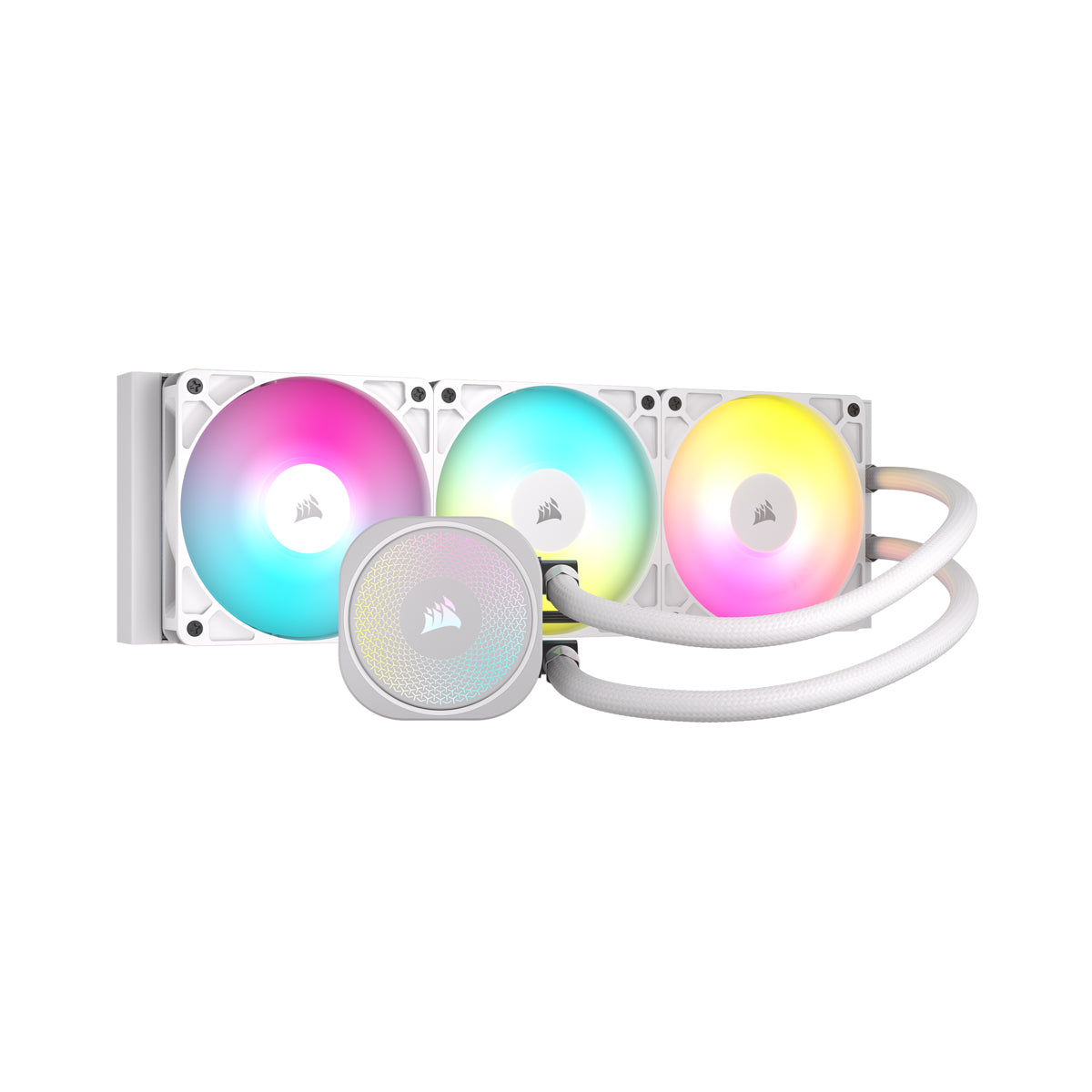 CORSAIR NAUTILUS 360 ARGB White, 360mm Radiator, Liquid CPU Cooler