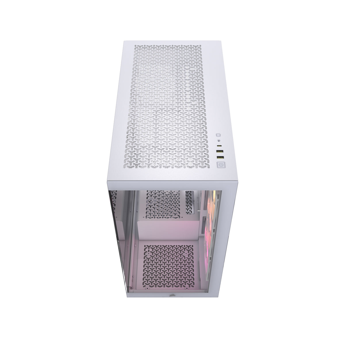 CORSAIR 3500X ARGB Tempered Glass Mid-Tower, White
