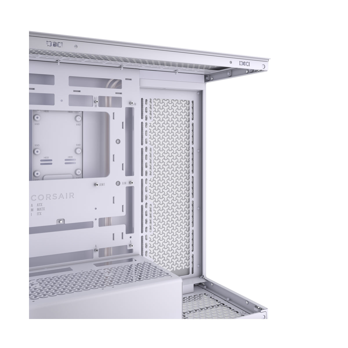 CORSAIR 3500X Tempered Glass Mid-Tower, White