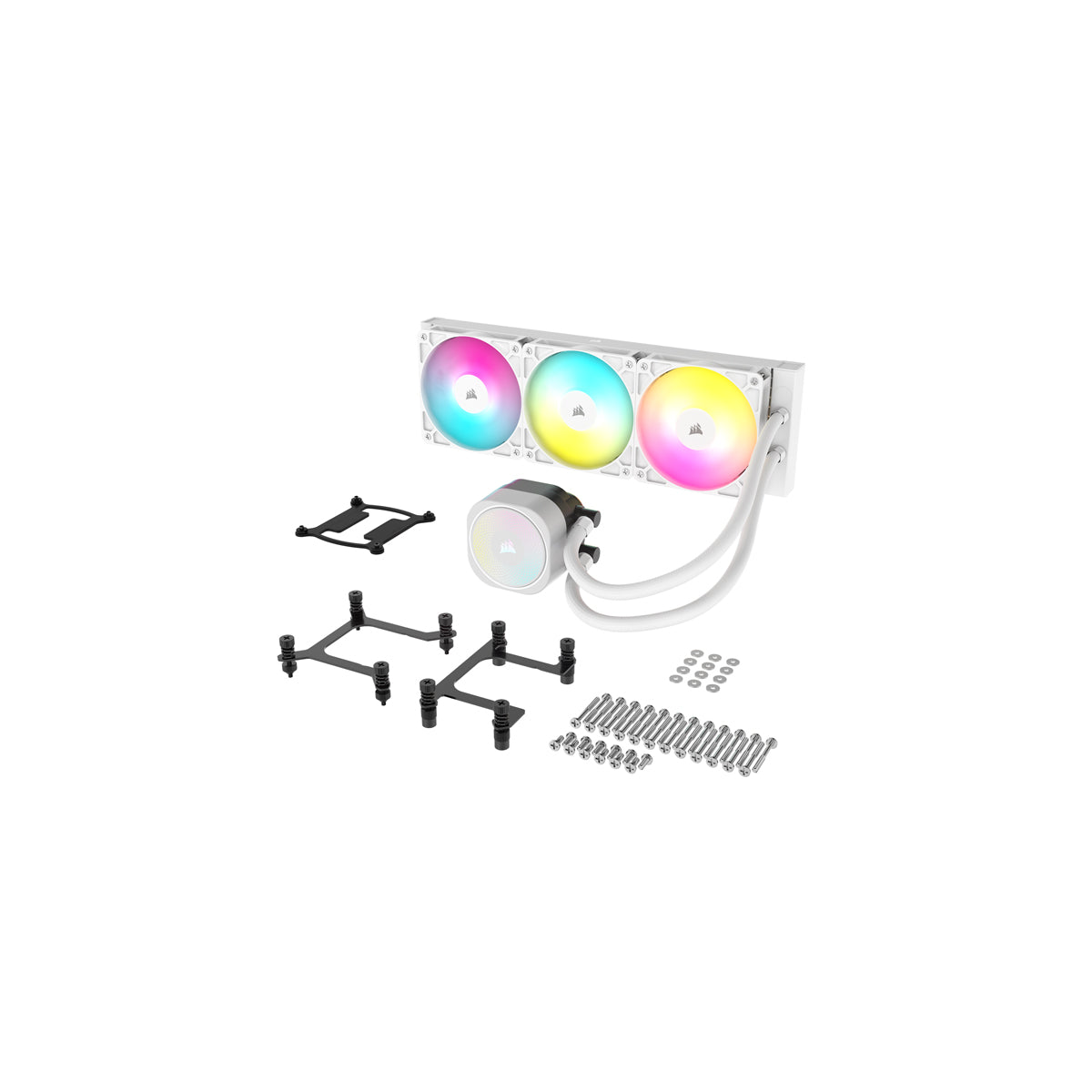 CORSAIR NAUTILUS 360 ARGB White, 360mm Radiator, Liquid CPU Cooler