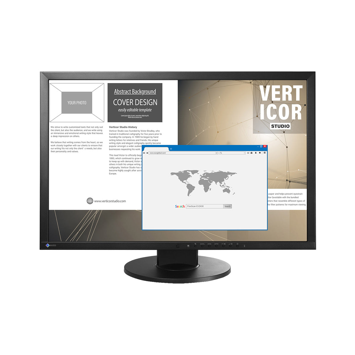EIZO FlexScan Slim-Monitor 24” Nero - EV2430-BK