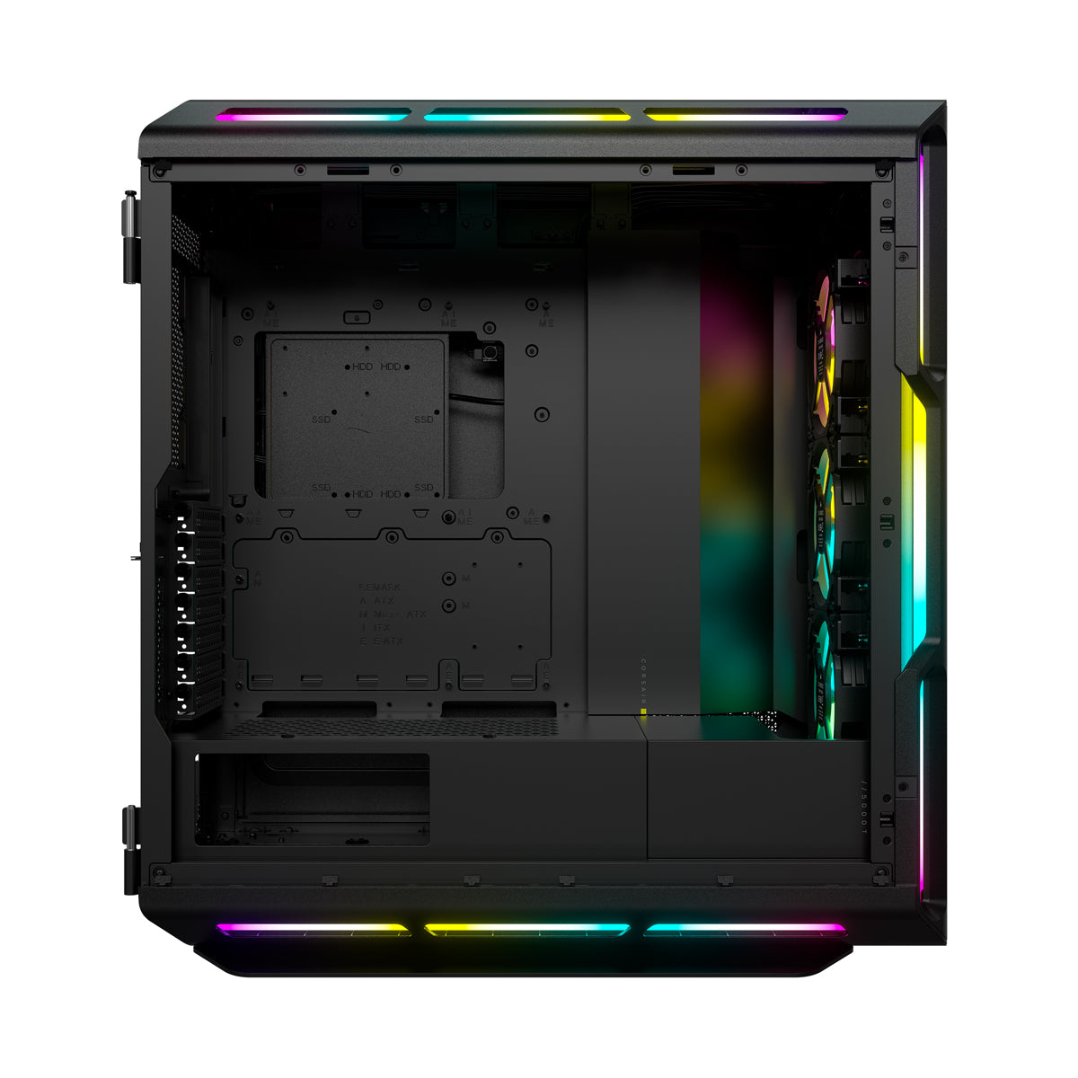 CORSAIR iCUE 5000T RGB TG, Black