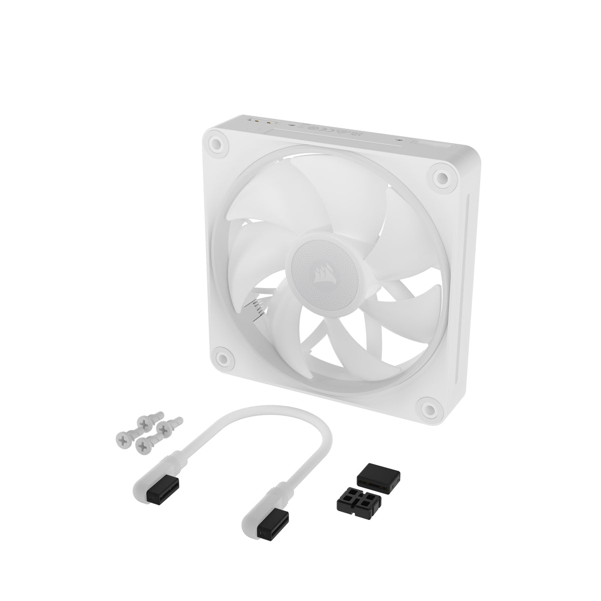 CORSAIR LX RGB Series, iCUE LINK LX120 RGB White, 120mm RGB Fan, Triple Fan Kit