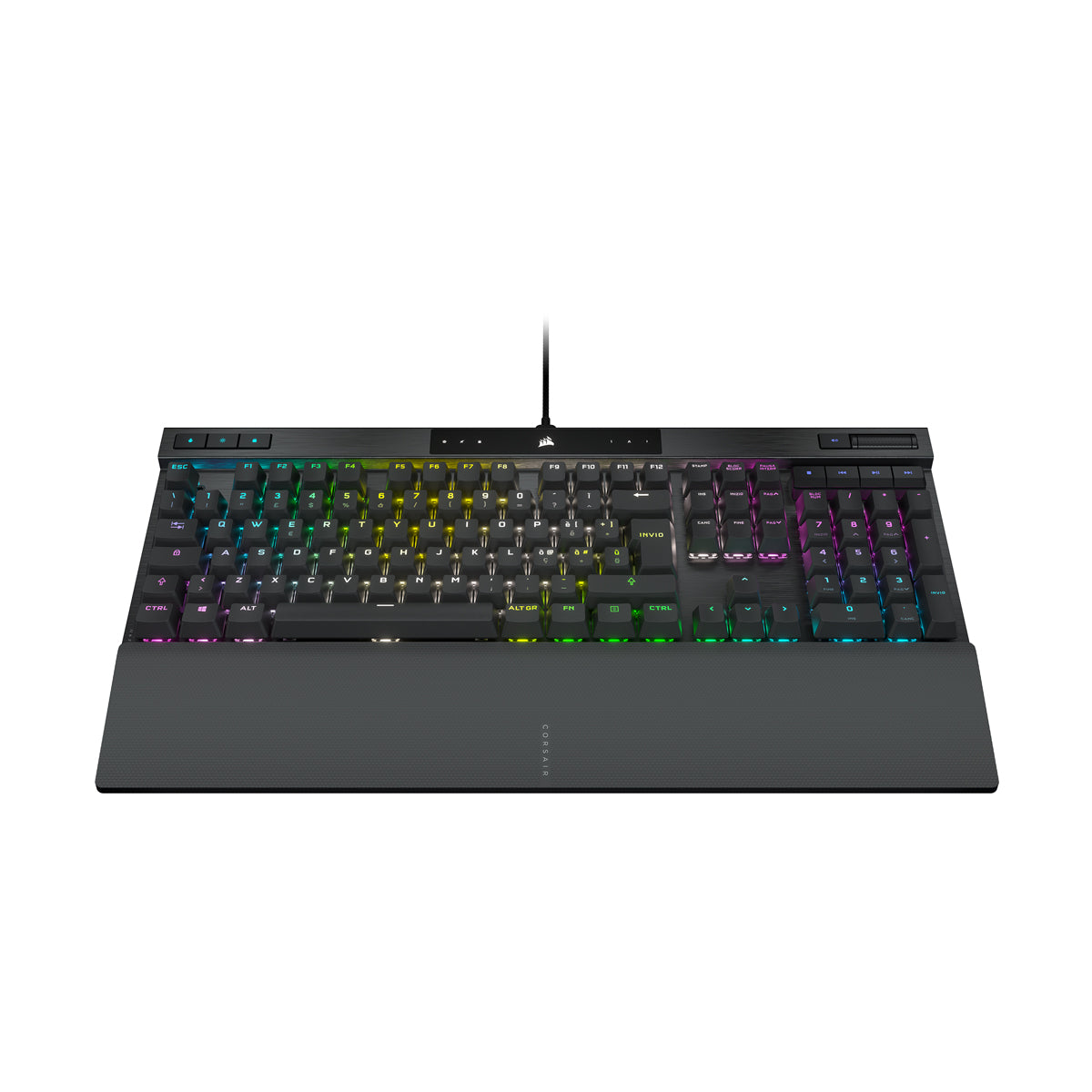 CORSAIR K70 RGB PRO Mechanical Gaming Keyboard, Backlit RGB LED, CHERRY MX Red, Black, Black PC Keycaps