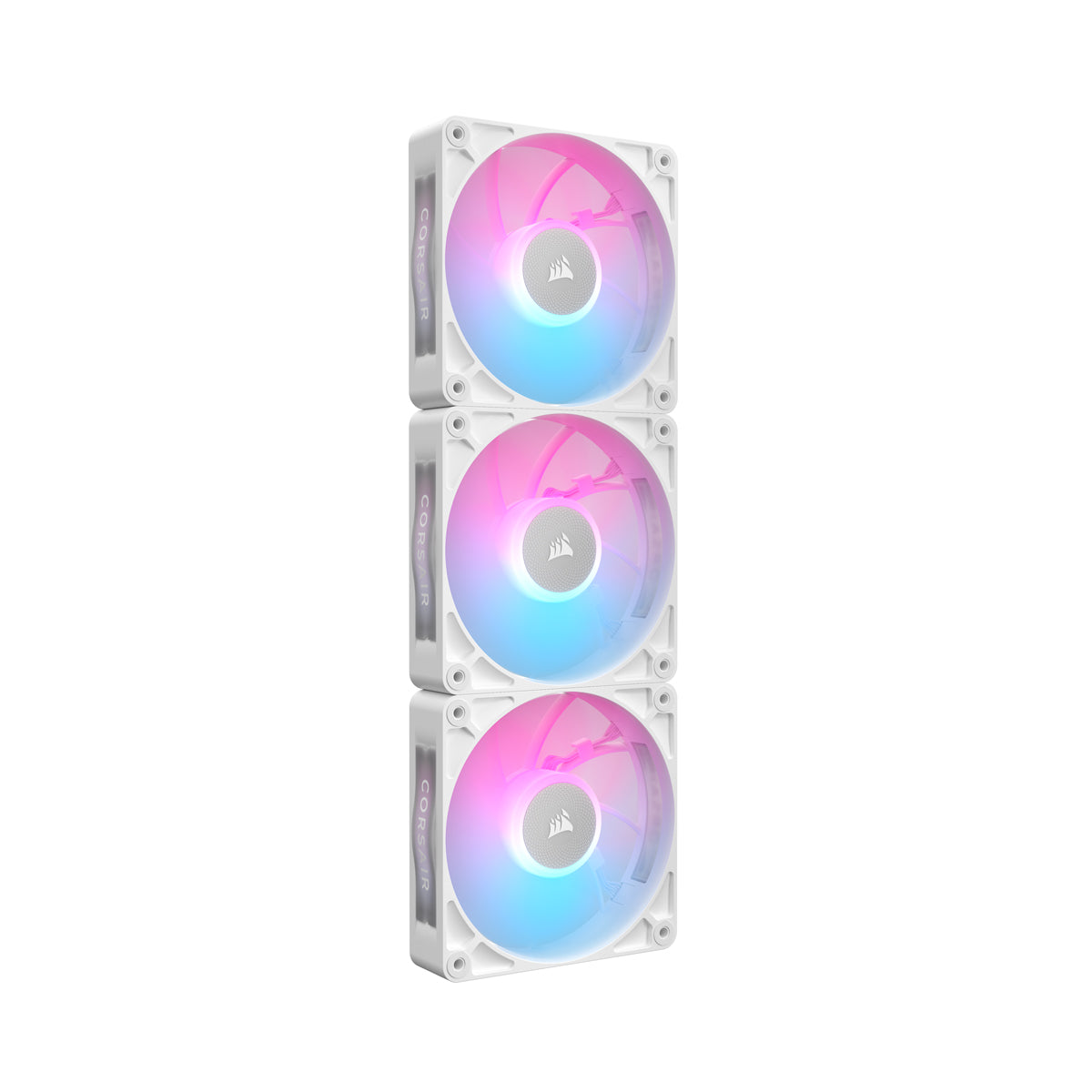 CORSAIR RX MAX RGB Series, iCUE LINK RX120 RGB MAX White, 120mm RGB Fan, Triple Fan Kit