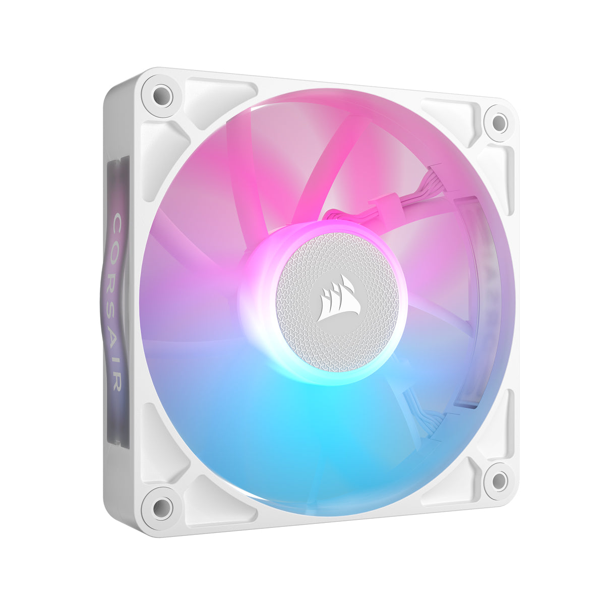 CORSAIR RX RGB Series, iCUE LINK RX120 RGB White, 120mm RGB Fan, Triple Fan Kit