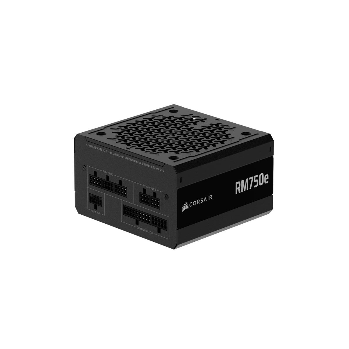 Corsair RMe Series, RM750e, 750 Watt, ATX 3.1, PCIe 5.1, Cybenetics Gold Certified, Fully Modular Power Supply