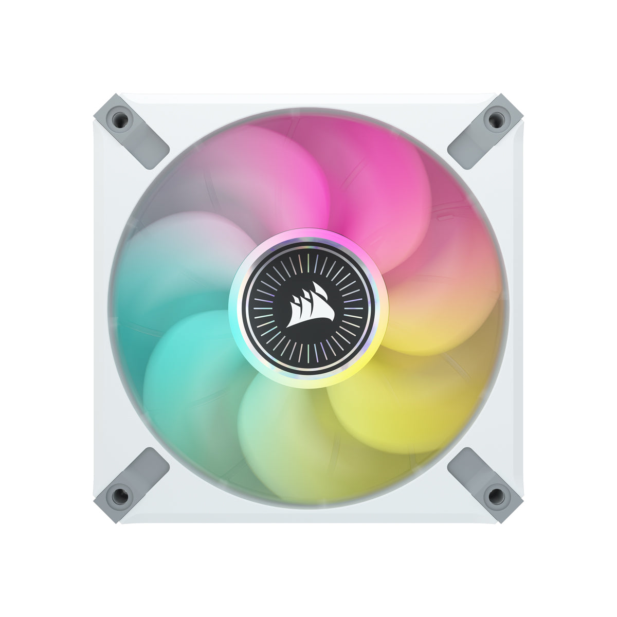 CORSAIR ML120 RGB ELITE WHITE x3