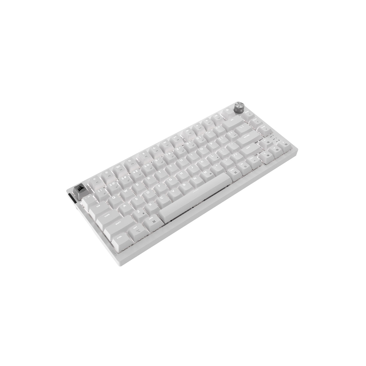 Tastiera gaming meccanica CORSAIR K65 PLUS WIRELESS 75% RGB per MAC e PC - Bianco brina