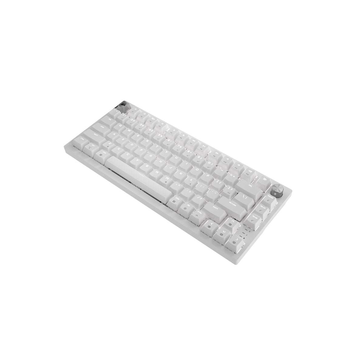 Tastiera gaming meccanica CORSAIR K65 PLUS WIRELESS 75% RGB per MAC e PC - Bianco brina
